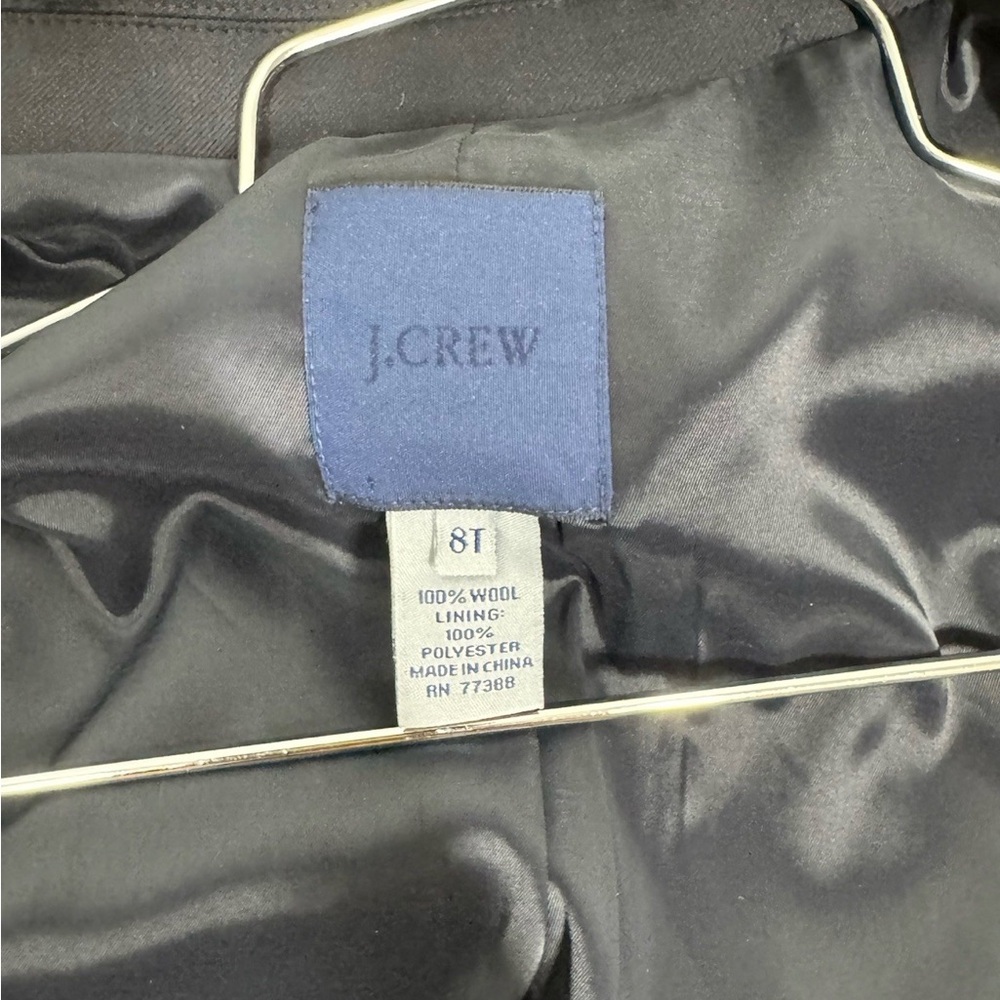 J. Crew Navy Blazer size 8T - Picture 2 of 6